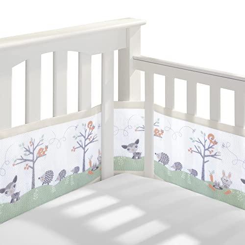 BreathableBaby Breathable Mesh Liner For Cot Beds — Covers 4 Sides — C